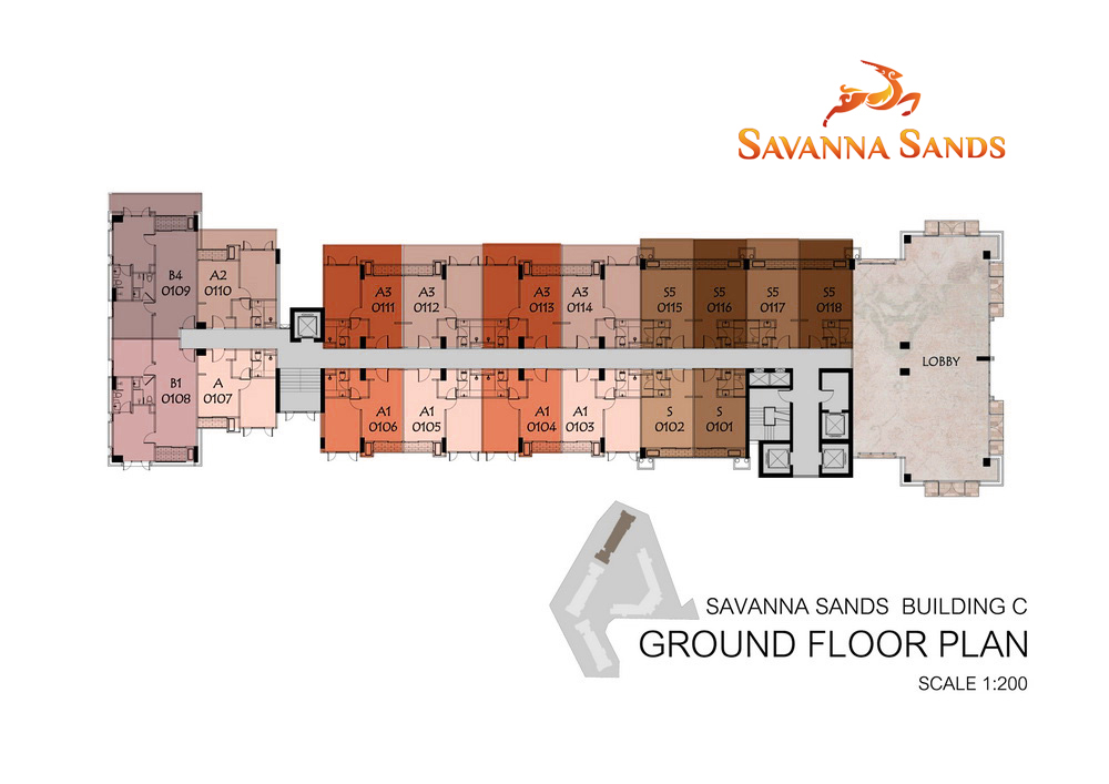 Savanna Sandsのフロアプラン 1st